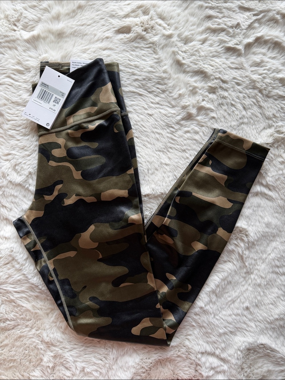 Nike Camo Leggings - Olive, Black, Tan